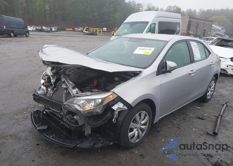 2016 Toyota Corolla Le из США, поврежденный, VIN 2T1BURHE0GC695064